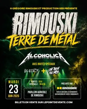 Rimouski terre de m&eacute;tal